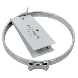 kate spade Silver Bow Bangle Bracelet